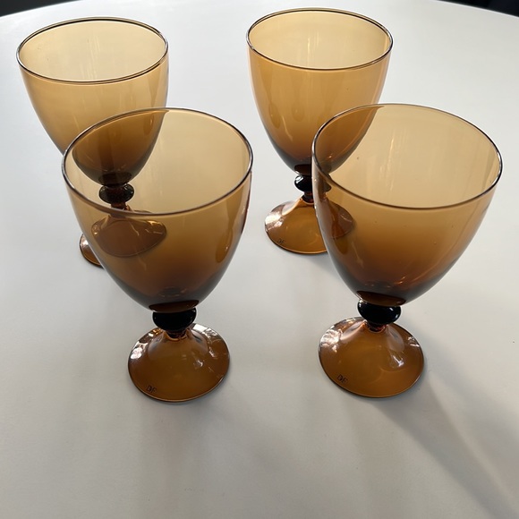 DVF Diane von Fürstenberg High Rise Wine Glasses, Set of 4 NEW - Picture 5 of 17